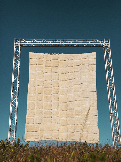 Tapis moderne géométrique noir et blanc