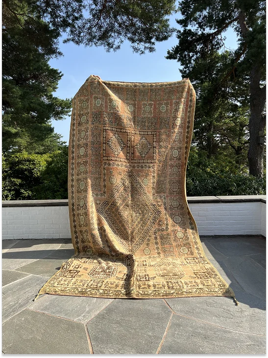 Collection vintage couleurs safran et indigo